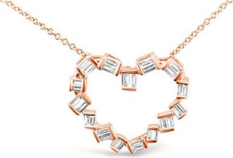Le Vian Ladies Baguette Frenzy Necklaces set in 14K Strawberry Gold