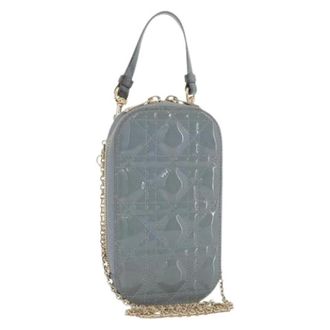 Dior Pre-owned Mini Bags, female, Blue, Size: ONE SIZE Pre-owned Vintage Mini Shoulder Bag