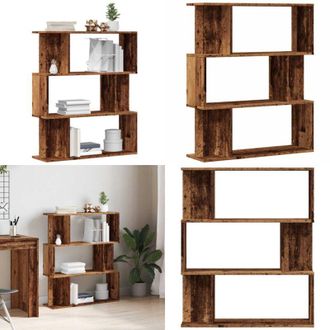 vidaXL Libreria in Legno Antico 80x24x96 cm in Legno Multistrato - Libreria antica - Libreria in truciolato