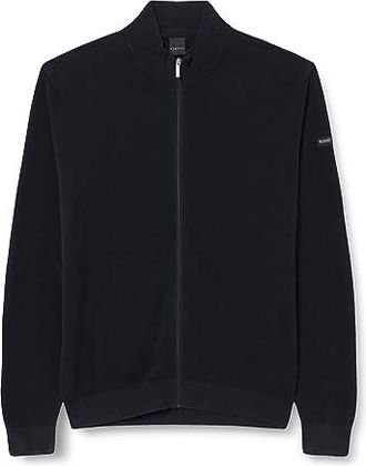 Cardigan Cachemire Homme Bugatti 7600-85520d Suéter Cárdigan Hombre Cardigan Col Montant élégant
