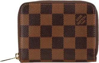 Louis Vuitton Pre-owned Wallets, female, Brown, Size: ONE SIZE Pre-owned Canvas wallets