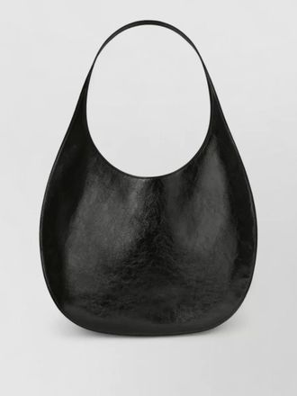 Courr&egrave;ges naplak leather tote shoulder bag handle