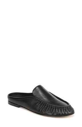Vince Tevin Ruched Apron Toe Mule in Black at Nordstrom, Size 7.5