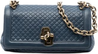 Bottega Veneta Pre-owned Bottega Veneta Quilted Leather Olimpia Knot Shoulder Bag Ladies AE8EM68E35091W04