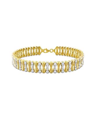 Rina Limor 10K 2.96 Ct. Tw. Diamond Bangle Bracelet