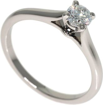 Cartier Platinum Platinum 950 Band Ring (Pre-Owned)