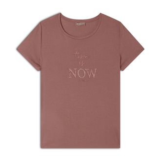 Freddy T-shirt in jersey di viscosa con dettagli color rame