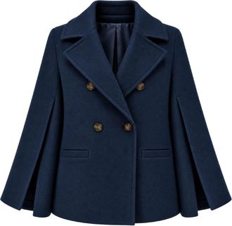 Loro Piana Peacoat doppiopetto - - Coats - Donna - Blu - S