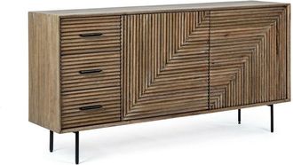 Hellin Aparador 2 Puertas 3 Cajones En Madera Darsey