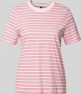 Vero Moda Regular Fit T-Shirt aus reiner Baumwolle Modell PAULINA in Hellrosa, Gr&ouml;&szlig;e XL