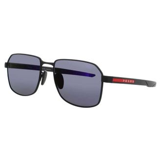 Prada Mens Black Rectangular Sunglasses PS54WSDG005U