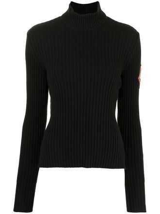 Chanel 1996 trui met hoge hals - Zwart
