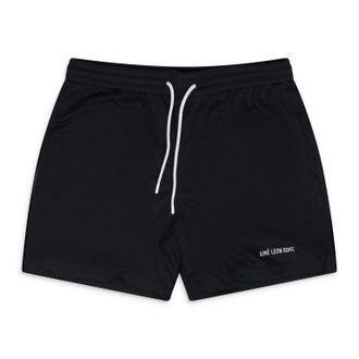 Aim&eacute; Leon Dore Black Logo Gym Short