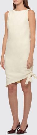 Carolina Herrera Off-the-Shoulder Virgin Wool Knit Mini Dress