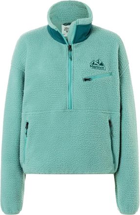 Marmot Marmot 94 E. C.O. Fleece Jacket Womens Blue Agave Half Zip Pockets FTS357