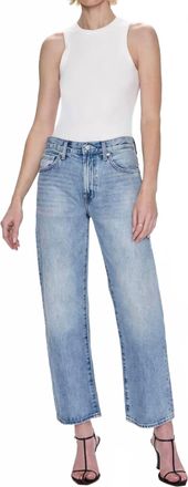 Pistola Denim Lexi Mid Rise Bowed Straight Jean In Bowie