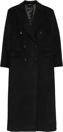 Eraldo Double-breasted Peaked-lapels Coat