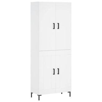Berkfield Home Highboard White 69.5x34x180 cm Engineered Wood