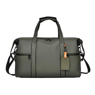 Generic Large Capacity Travel Bag,Portable Overnight Duffel Unisex Sport Fitness,Compatible For Sports And Outdoor Adventures(Green)