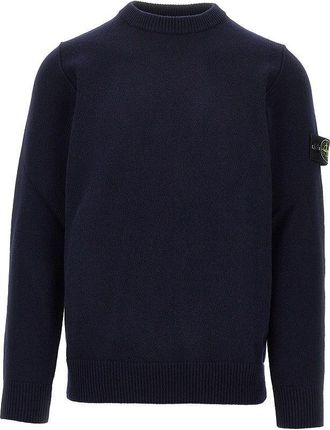 Stone Island Knitted sweater with Logo Badge Man XXL