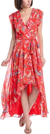 Eliza J Sleeveless Printed Midi Dress