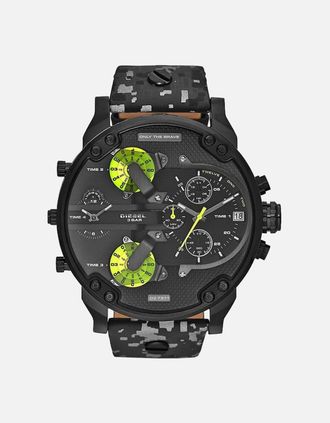 Diesel Mens Diesel DZ7311 Mr Daddy 2.0 Camouflage Mens Watch - Black