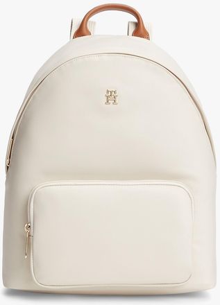 Tommy Hilfiger Womens Monogram Dome Backpack - White