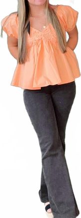 She + Sky Flare Pants In Black
