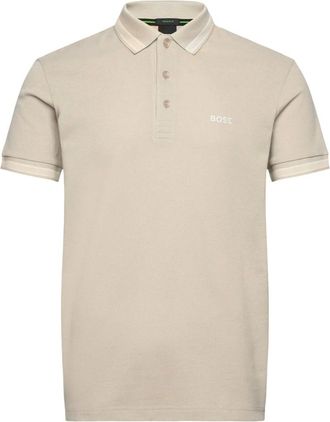 HUGO BOSS Hugo, Polo Shirts, male, Beige, Size: 2XL Paddy Polo Shirt