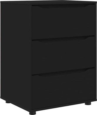 vidaXL Armario De Almacenamiento Negro 60 X 48 X 81 Cm Vidaxl