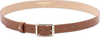 Patrizia Pepe Hammered Leather Belt