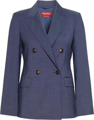 Max Mara Mujer, Chaquetas, Azul, Talla: L