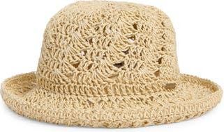 Steve Madden Boho Straw Bucket Hat in Natural at Nordstrom Rack