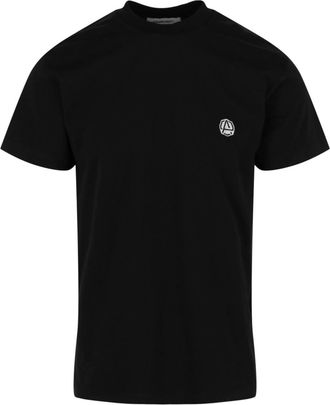 AMBUSH Mens Emblem Basic T-Shirt In Black Off White