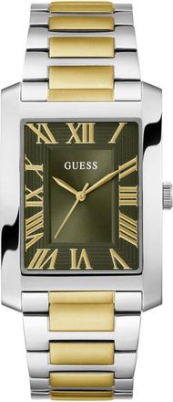 Guess Accessoires, unisex, Groen, ONE Size, Tweekleurig Analoog Horloge