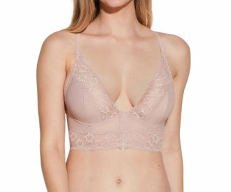 Cosabella Forever Front Closure Racer Bra In Mandorla