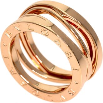Bulgari Pink Gold (18K) Band Ring (Pre-Owned)