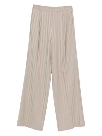 Rame stripe-pattern trousers - Neutrals