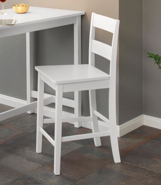 HOME AFFAIRE Esszimmerstuhl »Torpedo« (Set) 2 Stk.aus massivem Kiefernholz, mit Fussstütze, im Landhaus-Stil