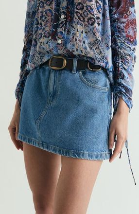 Scalpers Denim Mini Skirt at Nordstrom, Size Medium