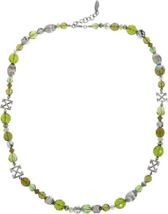 Off-white Logo Necklace - Accessories - Hombre - Verde - ONE SIZE