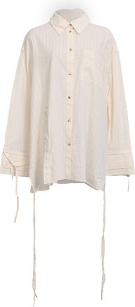 Rejina Pyo Hollis Shirt in Off-White Cotton