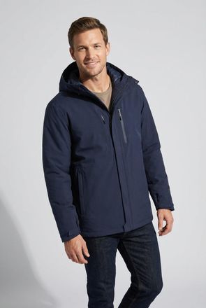 Icepeak Funktionsjacke ICEPEAK BAKERHILL, Herren, Gr. 48, dunkelblau, Obermaterial: 88% Polyester, 12% Elasthan, Jacken Funktionsjacke, wasserdicht mit 10000 