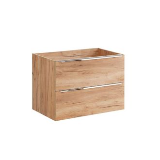 Petits Meubles Mueble bajo lavabo 80 cm estratificado marr&oacute;n