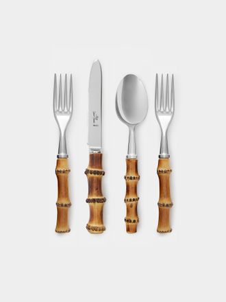 Alain Saint-Joanis Bamboo Starter / Dessert Cutlery (Set of 4 Pieces)