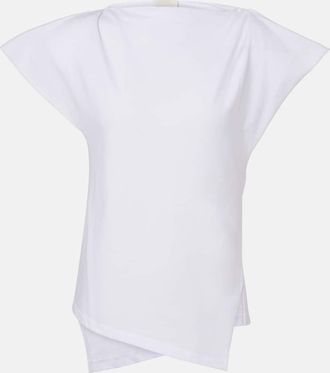 Isabel Marant T-shirt asimmetrica Sebani in cotone