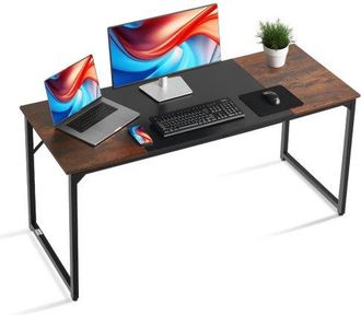OEM Mesa De Estudio 160 X 60 X 75 Cm, Escritorio Ejecutivo Con Tablero De Part&iacute;culas Y Soporte De Metal, Escritorio De Ordenador, Carga De 68 Kg, Para Ofi