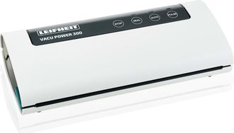 Leifheit Vacu Power 300 Aparato De Envasado Al Vac&iacute;o Blanco Negro Turquesa