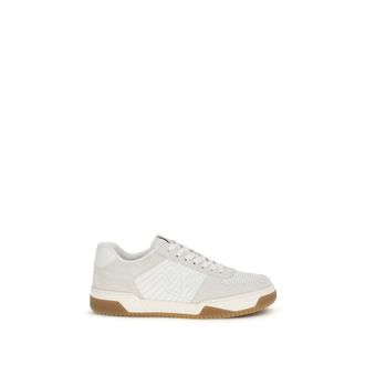 Valentino Garavani White Calf Leather Bos Taurus Athletic Mens Sneakers