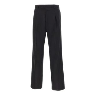 Pantaloni Torino Straight Trousers, male, Black, Size: 2XL Quindici Trousers